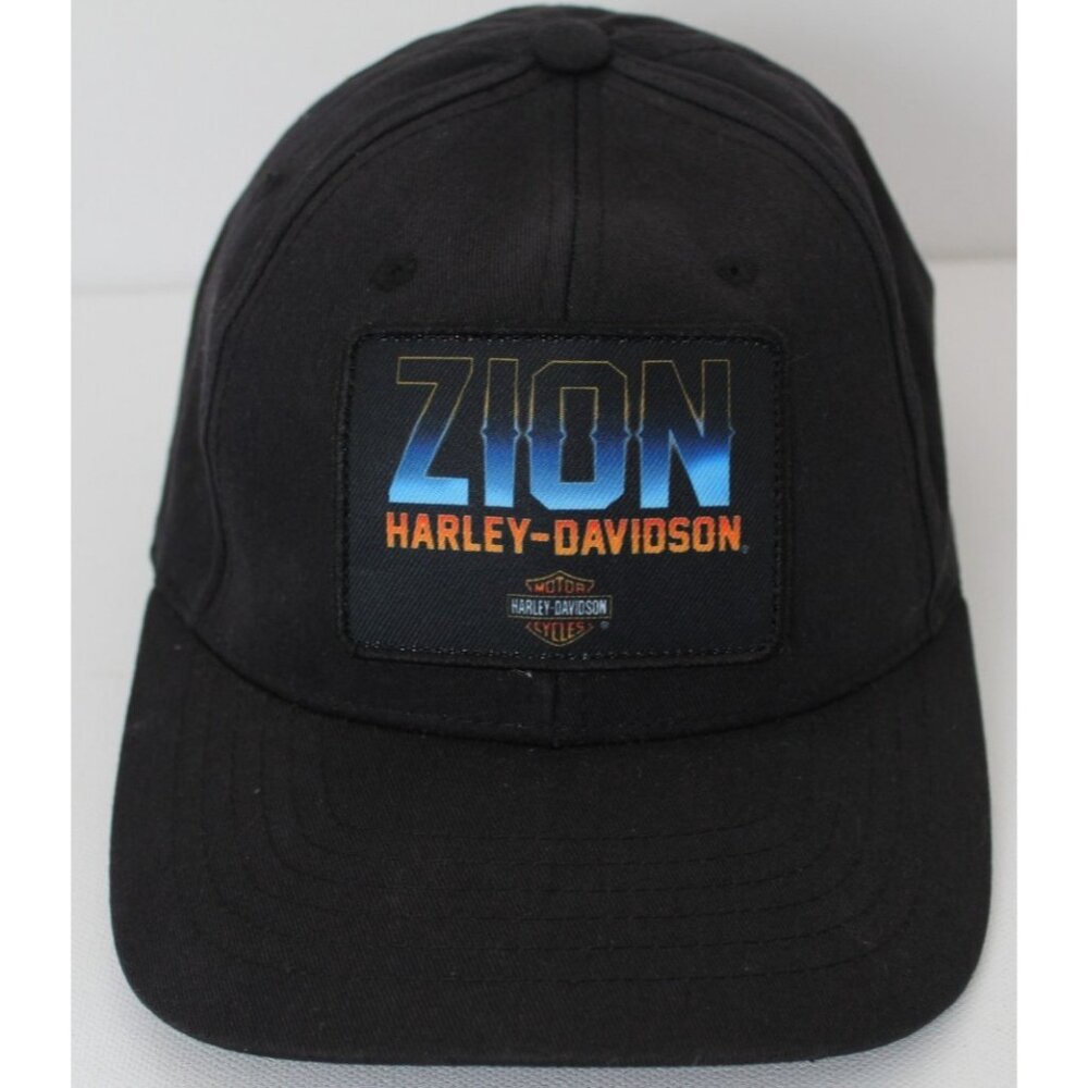 Harley Davidson Zion Washington‎ Utah Embroidered Snapback Cap